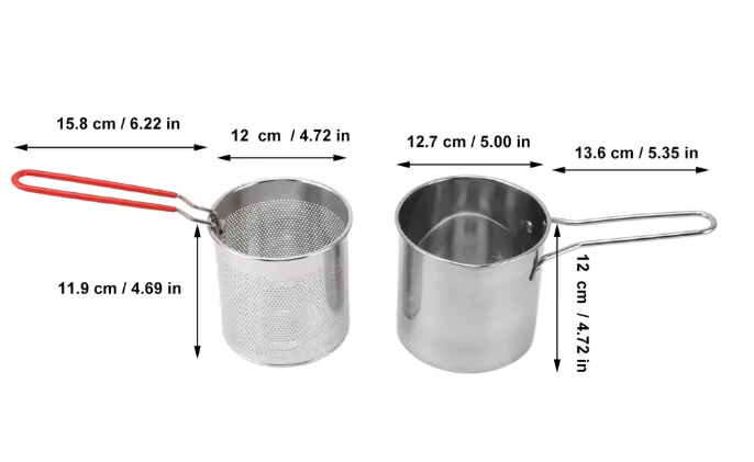Miniatura 6 de Olla Freidora con Canasta Escurridora
